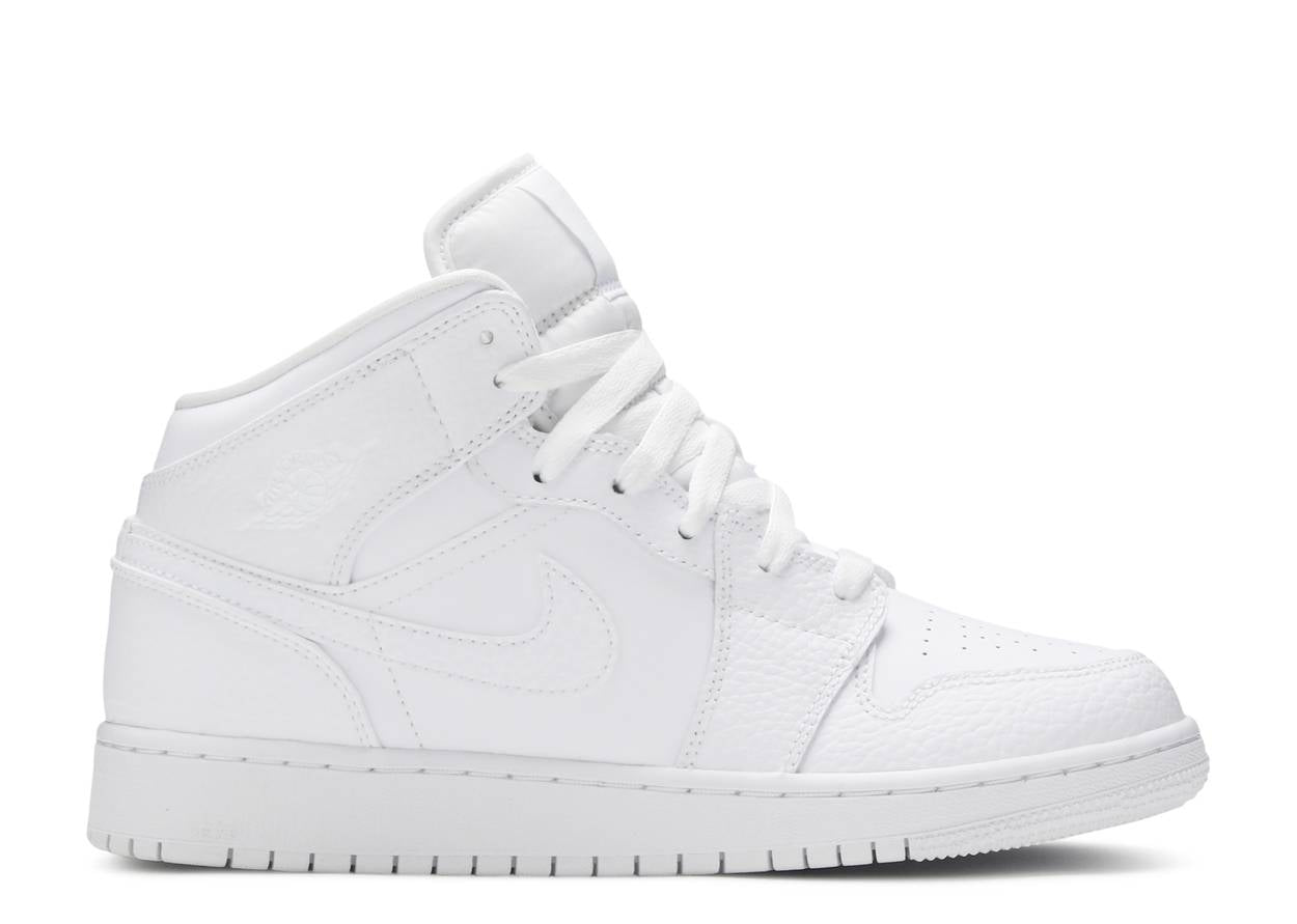 Air Jordan 1 Mid 'Triple White