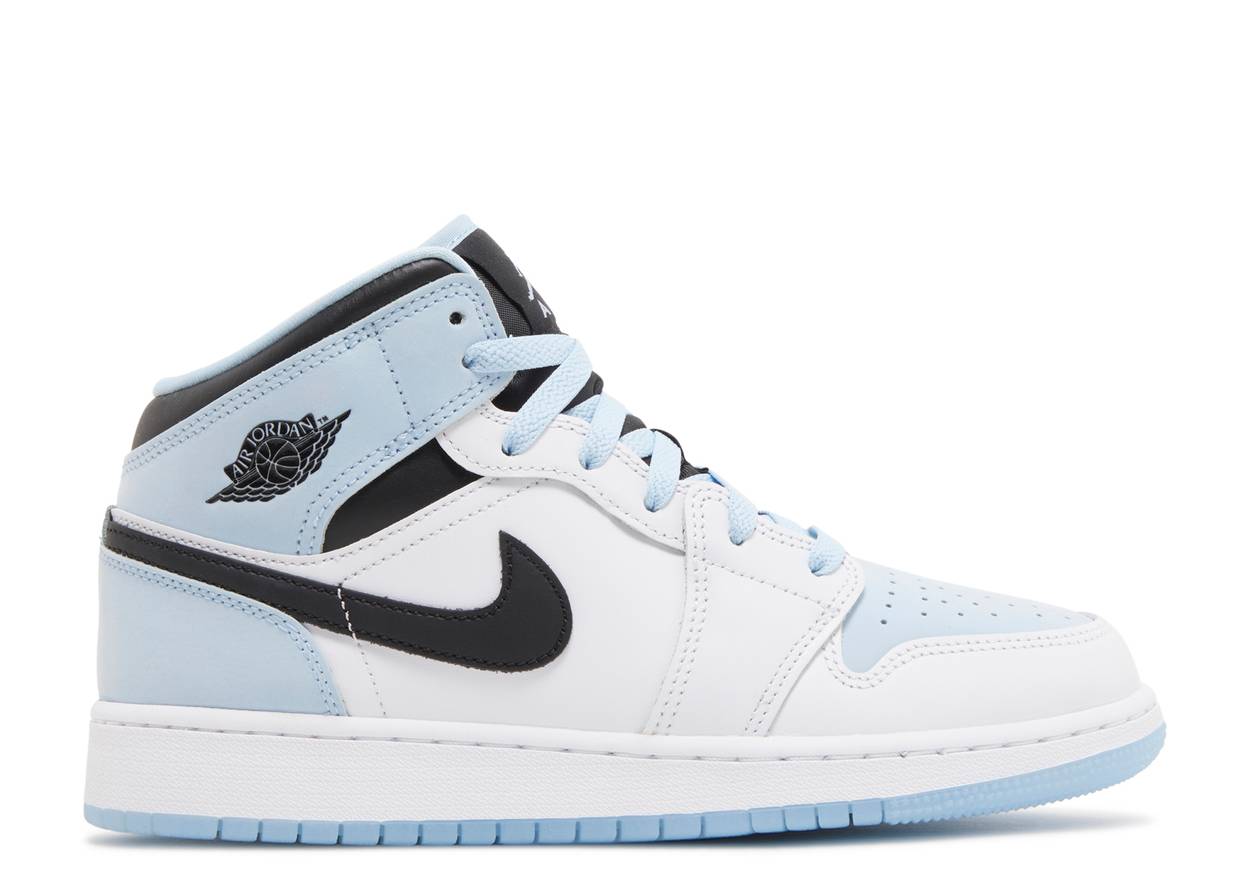 Nike Air Jordan 1 Mid ‘Ice White’ GS