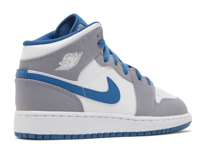 Air Jordan 1 Mid ‘Cement True Blue’