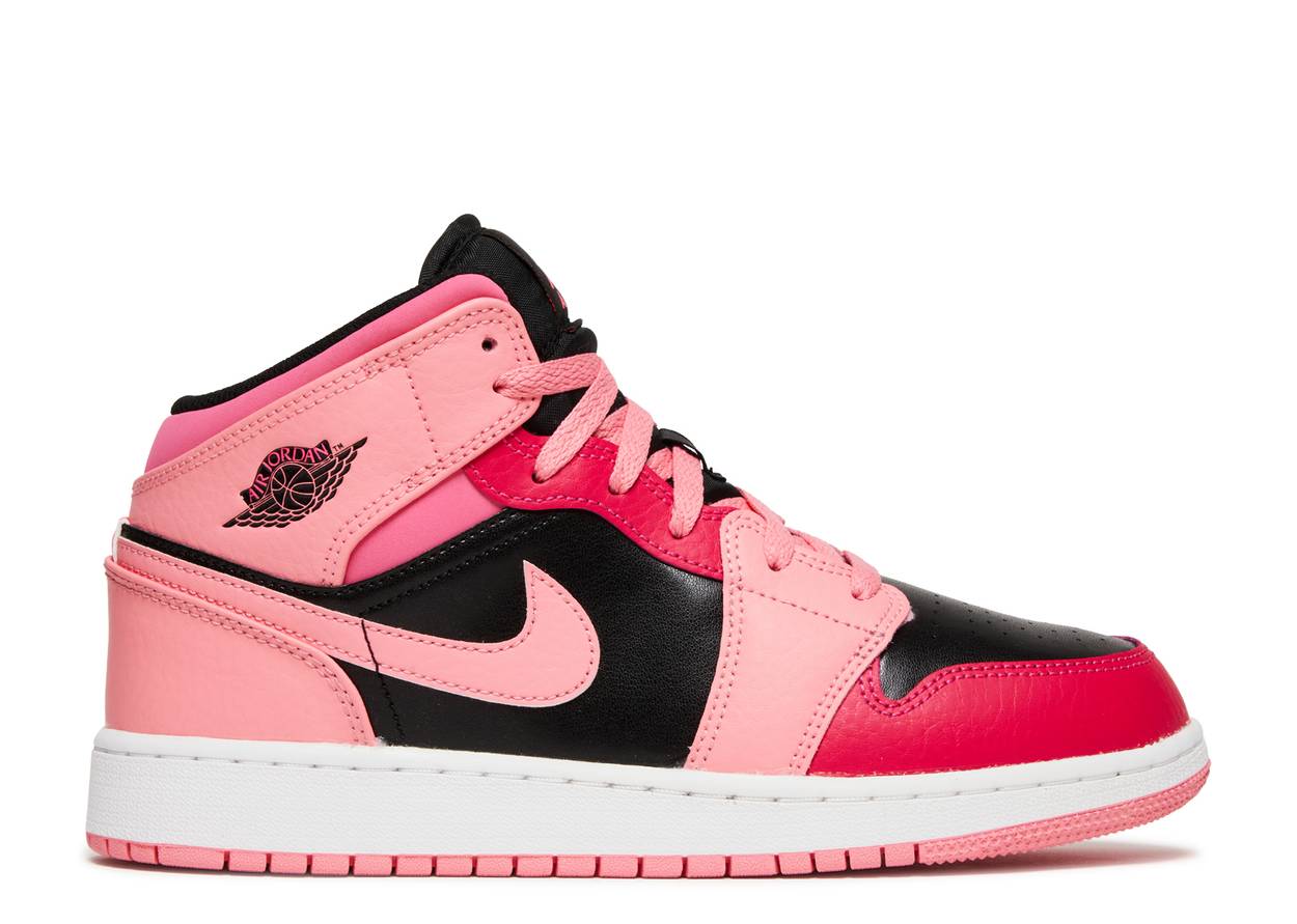 Air Jordan 1 Mid ‘Pink Coral’ GS