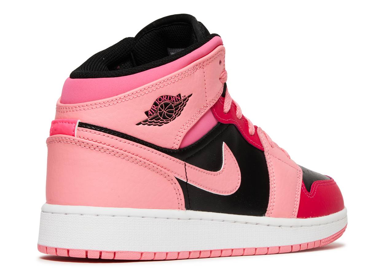 Air Jordan 1 Mid ‘Pink Coral’ GS