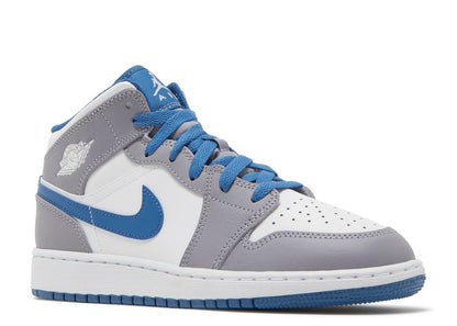 Air Jordan 1 Mid ‘Cement True Blue’